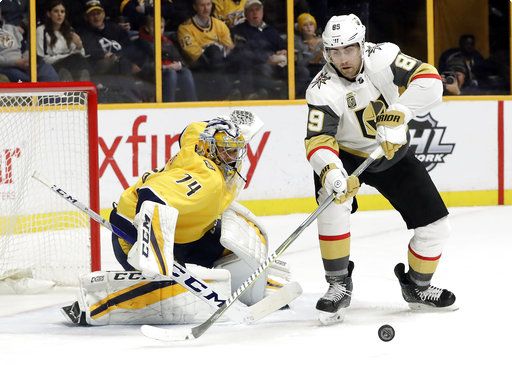 Saros gjort 43 sparar hjälp Predators över Golden Knights